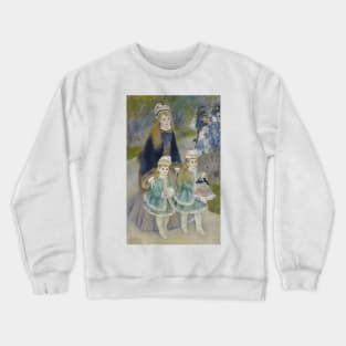 La Promenade by Auguste Renoir Crewneck Sweatshirt